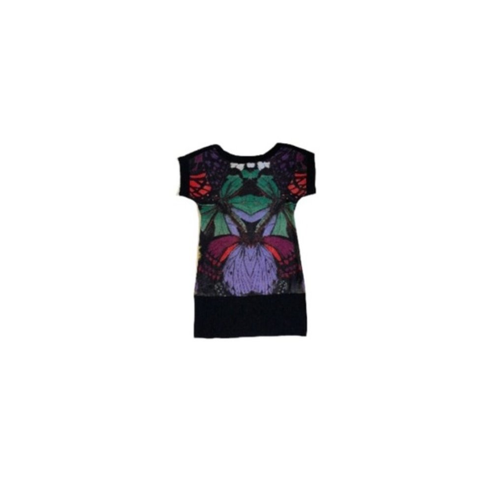 Desigual Charcoal Butterfly Dress - Women’s Size Small
